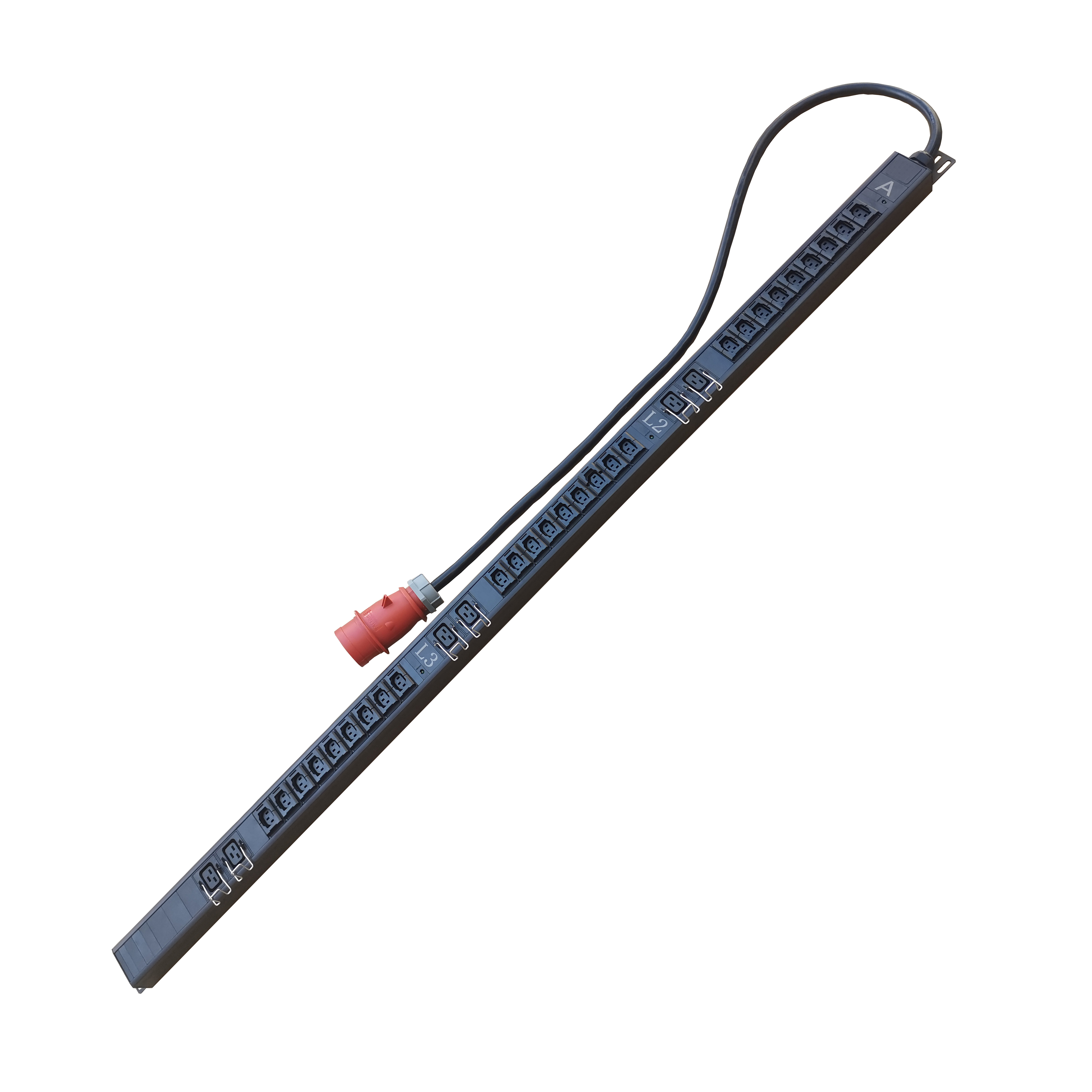 380V Three Phase 30A IEC320 C13/C19 PDU Socket Lockable High Configuration Modular For Industrial