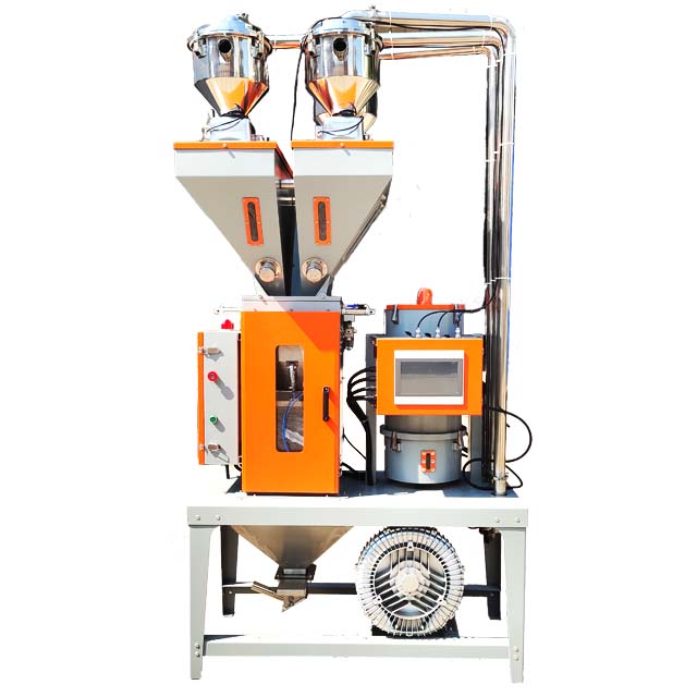 Hot sale weigh scale gravimetric batch blender for plastic moulding machines dosing feeder