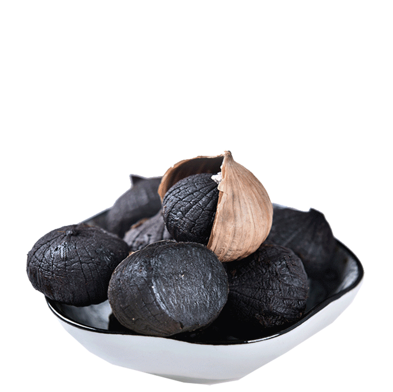 Японские вкусные здоровые органические продукты, черный чеснок