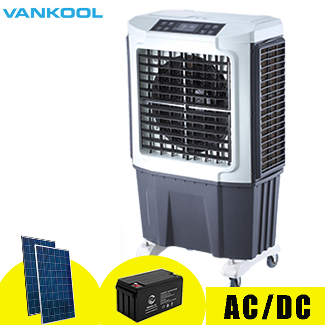 220v 12v solar evaporative cooling air conditioner 220v cooling fan uv air cooler with ce cert