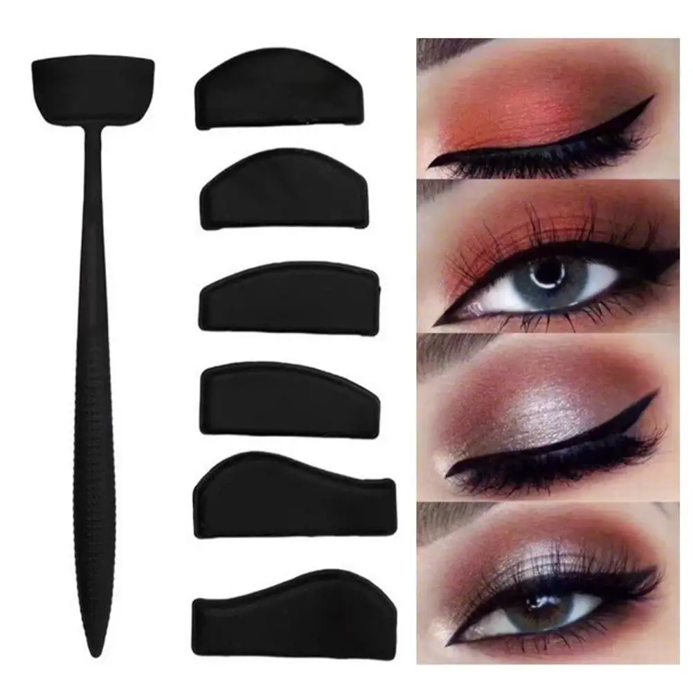 New Crease Line Kit Eyeshadow Stencil Tool Lazy Eye Shadow Portable Stamp Cut Crease Tools Magic