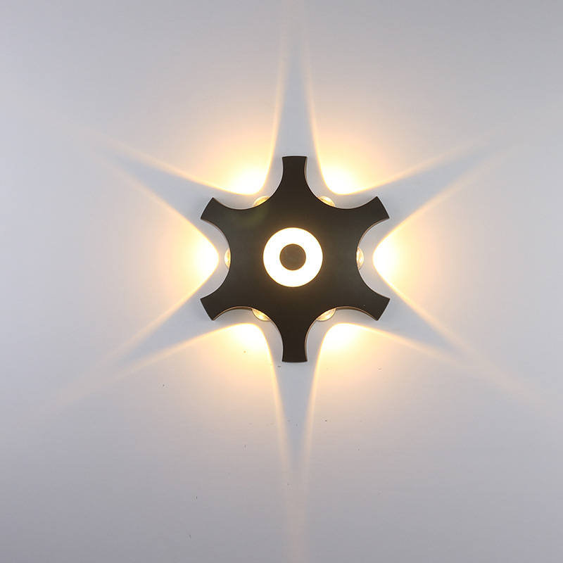 Led Wall Light Outdoor IP65 Waterproof Garden Porch Sconces Wall Lighting Indoor Living Room Bedroom Deco Wall Lamp