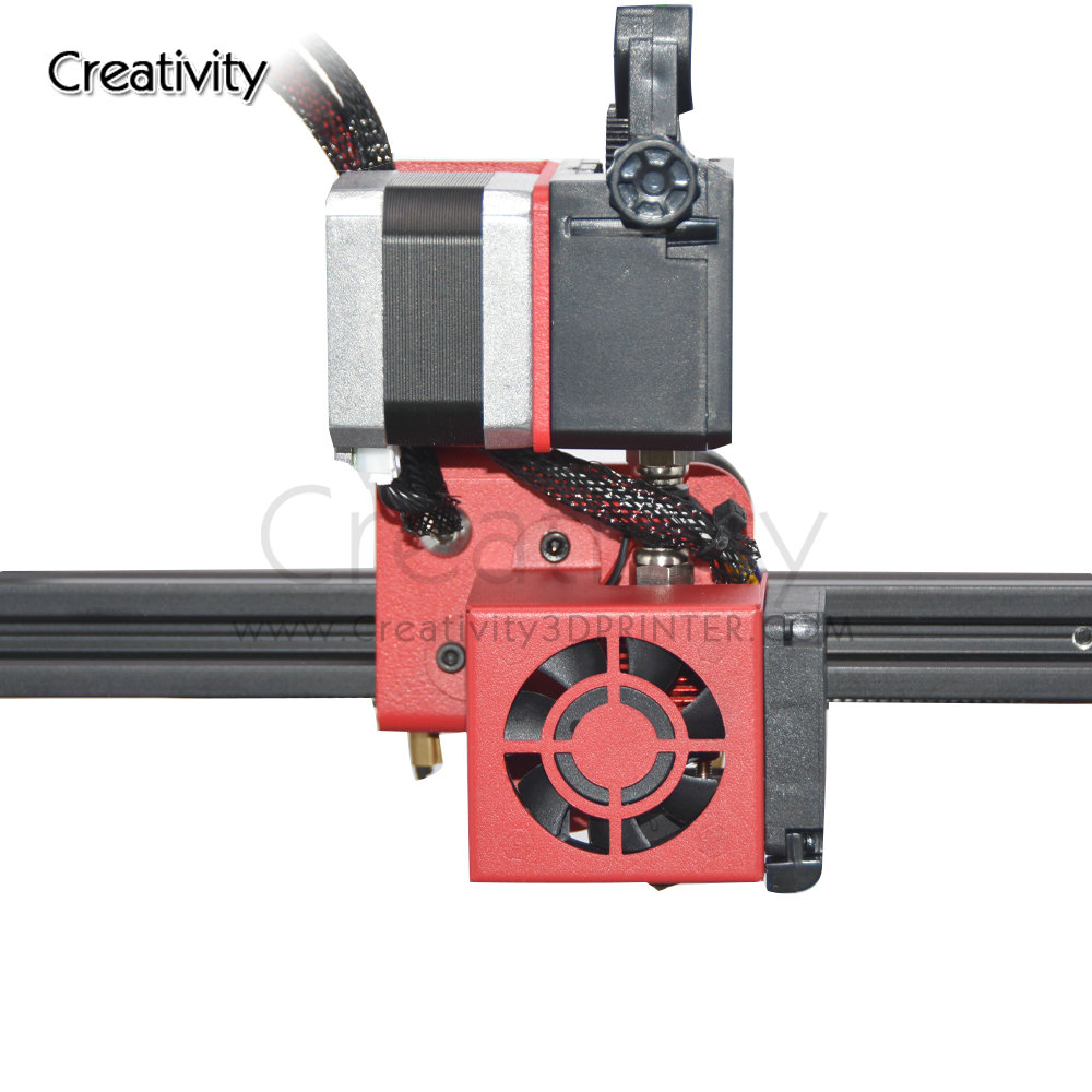 3D-принтер Creative CR10/Ender3/V2, Модернизированный комплект горячего конца с прямым приводом и шаговым двигателем, титановый экструдер для короткого забрасывания
