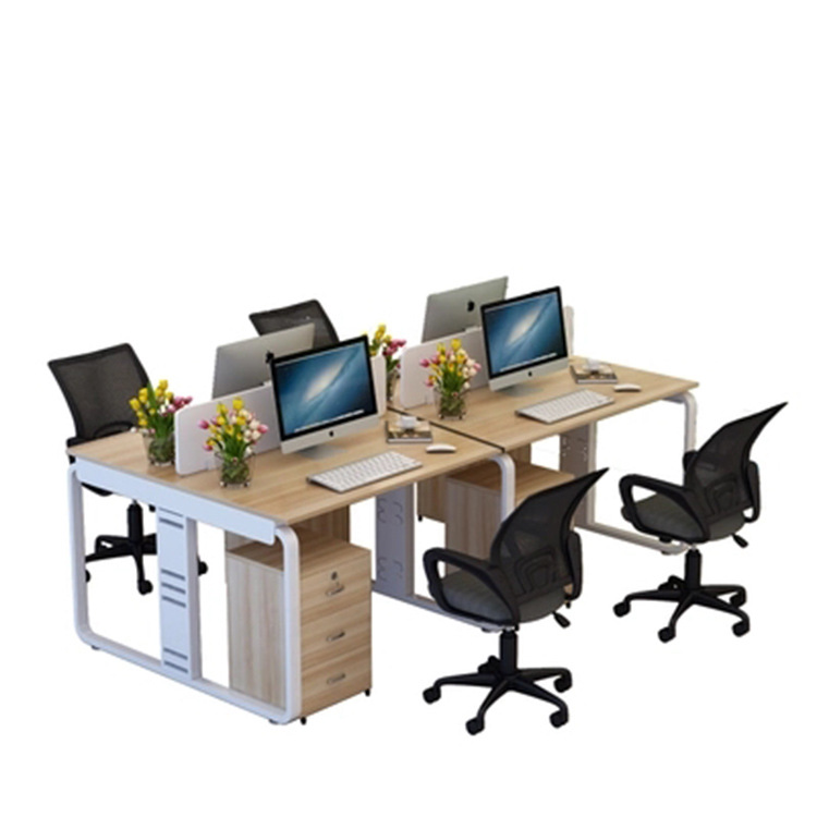 Modern Office Desk Chair Combination with Laptop Stand and Notebook Computer Holder for Home Work Station Furniture