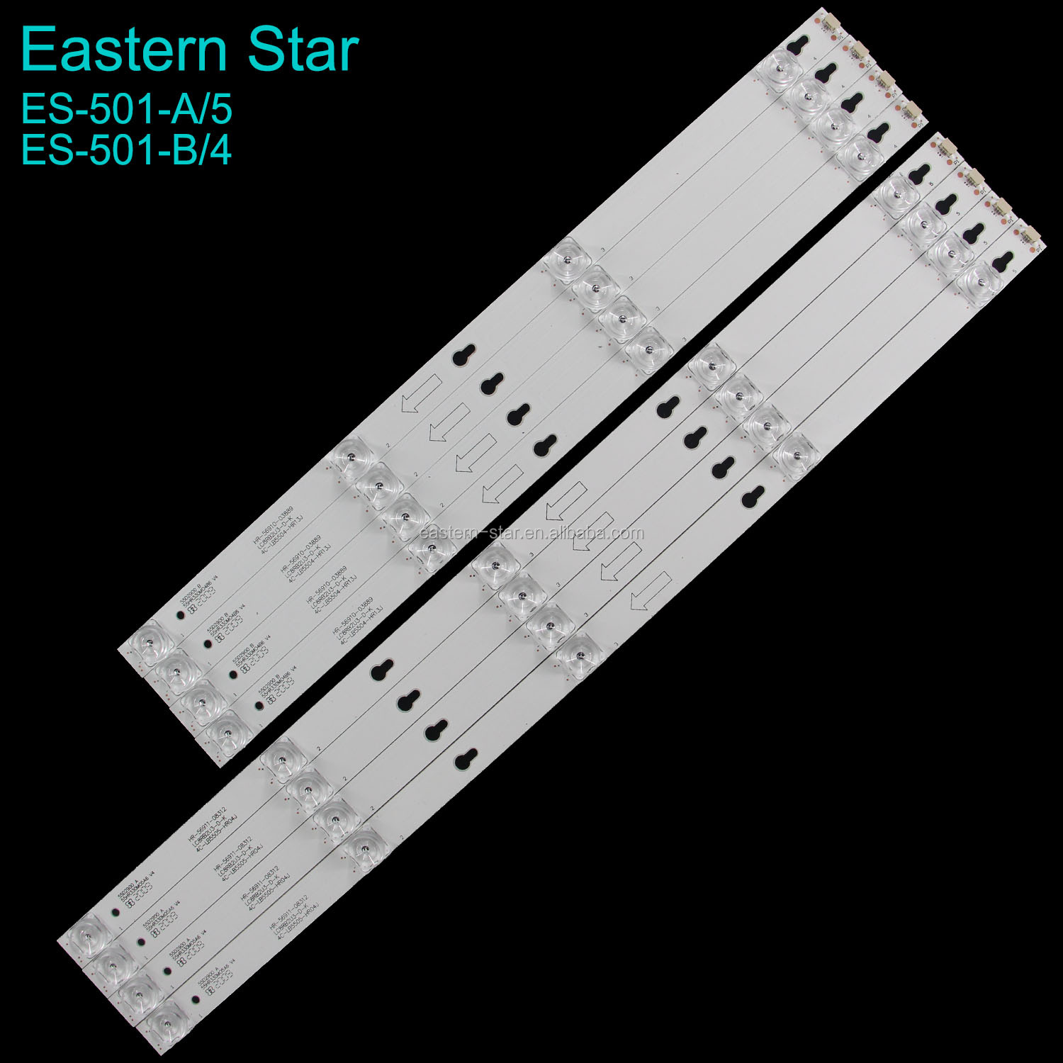 Светодиодная подсветка телевизора ES-501 A + B 5 + 4 для TCL 55D2900 A 55HR330MO5A6 V4 HR 56911 08312 LC8RB2U3 D K 4C-LB5505-HR04J