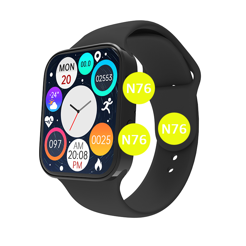 Wearfitpro приложение новейший 2021 IP68 часы N76 серии 7 Смарт часы Беспроводная зарядка мониторинг сердечного ритма BT вызов smartwatches band