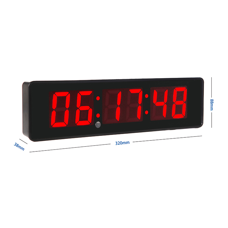 4 inch 5 inch GYM Countup, Interval, countdown clock and timer, Stopwatch, Digit Cross fit time led gym timer magnet