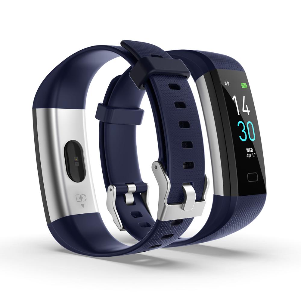 Цветной сенсорный экран цифровые спортивные Смарт часы Bluetooth 4,2