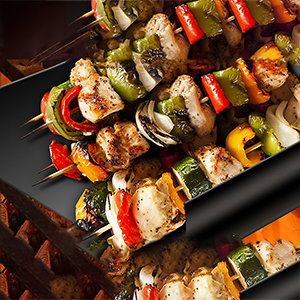 Hot Selling BBQ Grill Mats Reusable Easy To Clean And Dishwasher Safe BBQ Grill Accessories Electric Grill Gas Charcoal