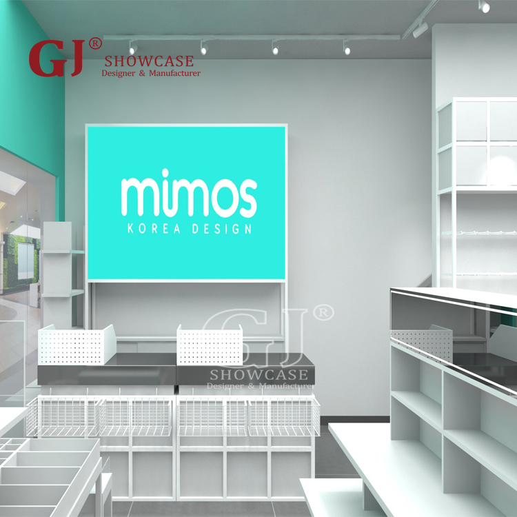 Discount Store Shelving Design Boutique Display Racks Gift Store Fixture Accessories Display Stand