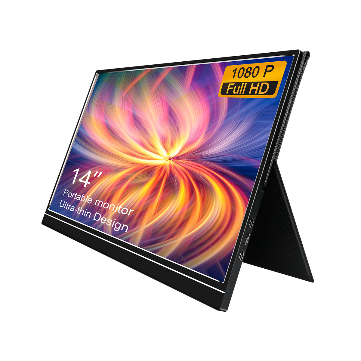 Ультратонкий портативный монитор 5,2 мм с поддержкой HDR HDMI IPS 1080P USB C, портативный монитор 14 дюймов, портативный ip-монитор, портативный экран