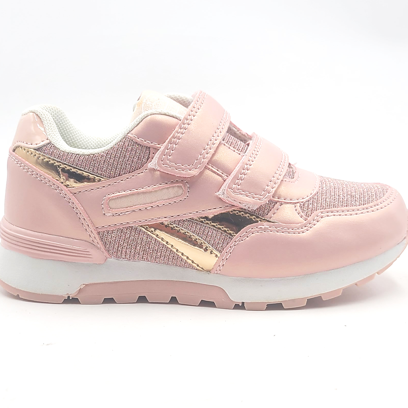 Girl's sneaker PU upper cute pink sneaker