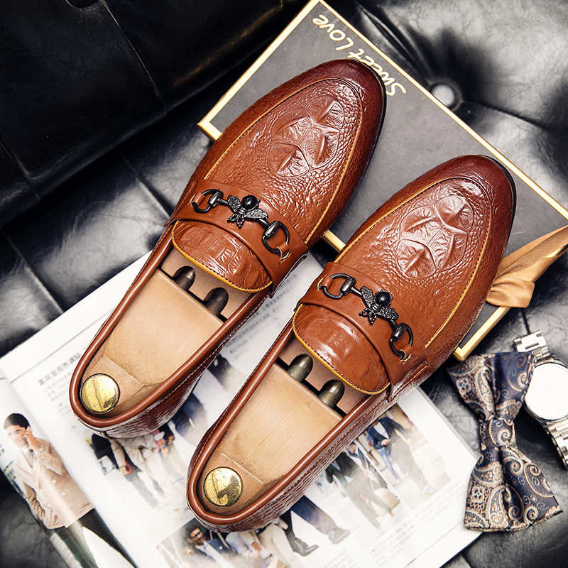 2021 hot selling wholesale Stylish interview genuine leather dress shoes for men