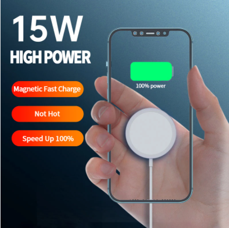 15W Magnetic Wireless Charger for iphone 12/iphone 12 mini Mobile Phone Wireless Charger for iphone 12 pro/iphone 12 pro max