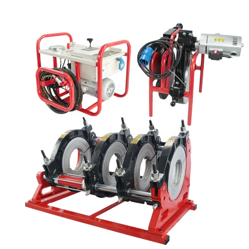 63-250mm manual automatic poly Hydraulic Butt Fusion plastic PE Pipe hot melt Welding Machine HDPE Pipe Welder price list