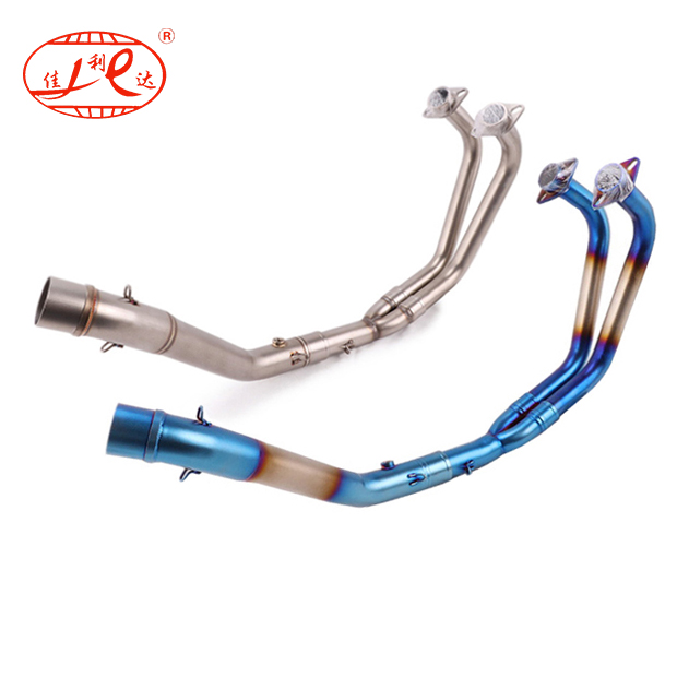 Полная выхлопная труба для Yamaha R3/R25 2014-2019, MT03 2015-2017 средняя труба без застежки