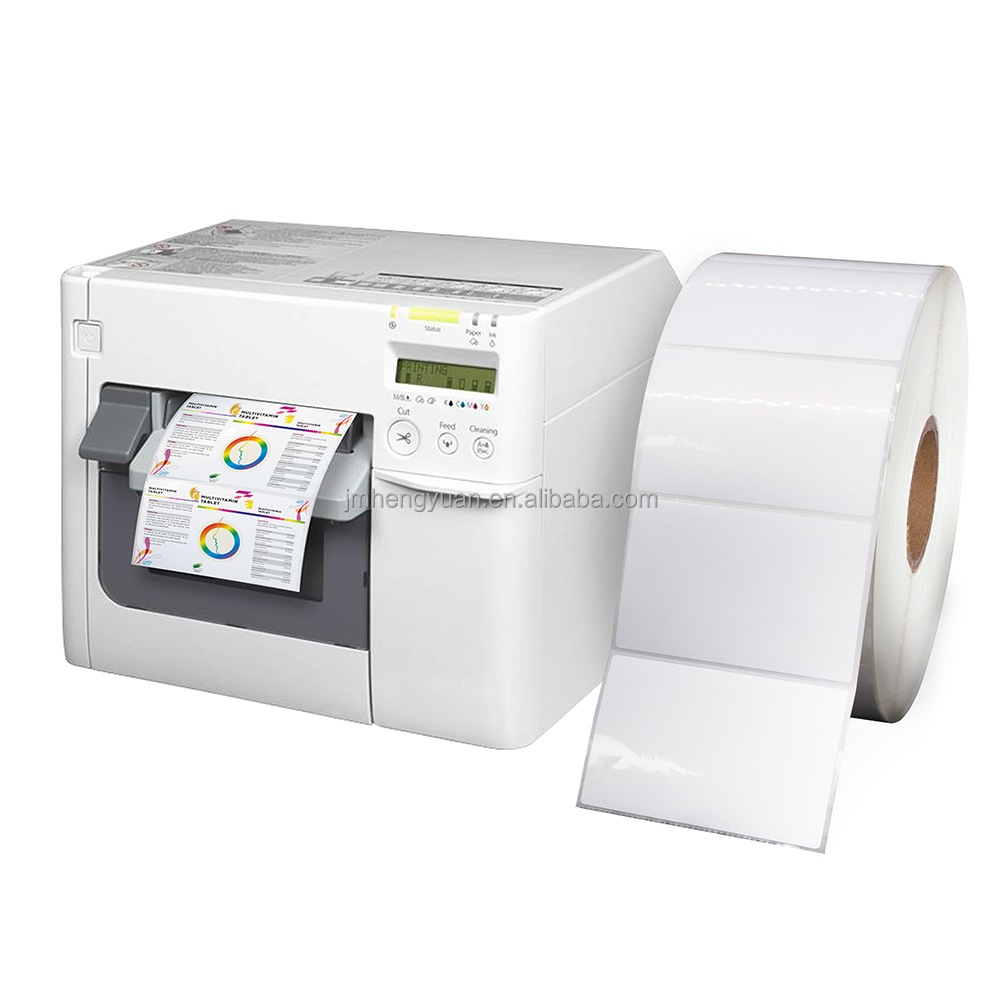 Custom Size Inkjet High Gloss Label White Inkjet Label PP Inkjet Paper Label Roll For Afinia I801