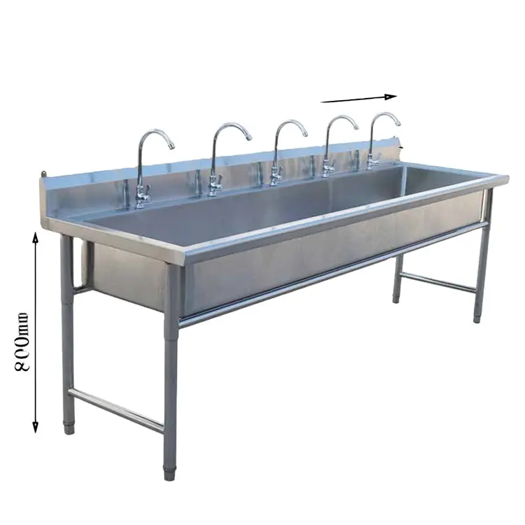 YANING Acid-proof durable stainless steel hand washing sink for factory and hospital