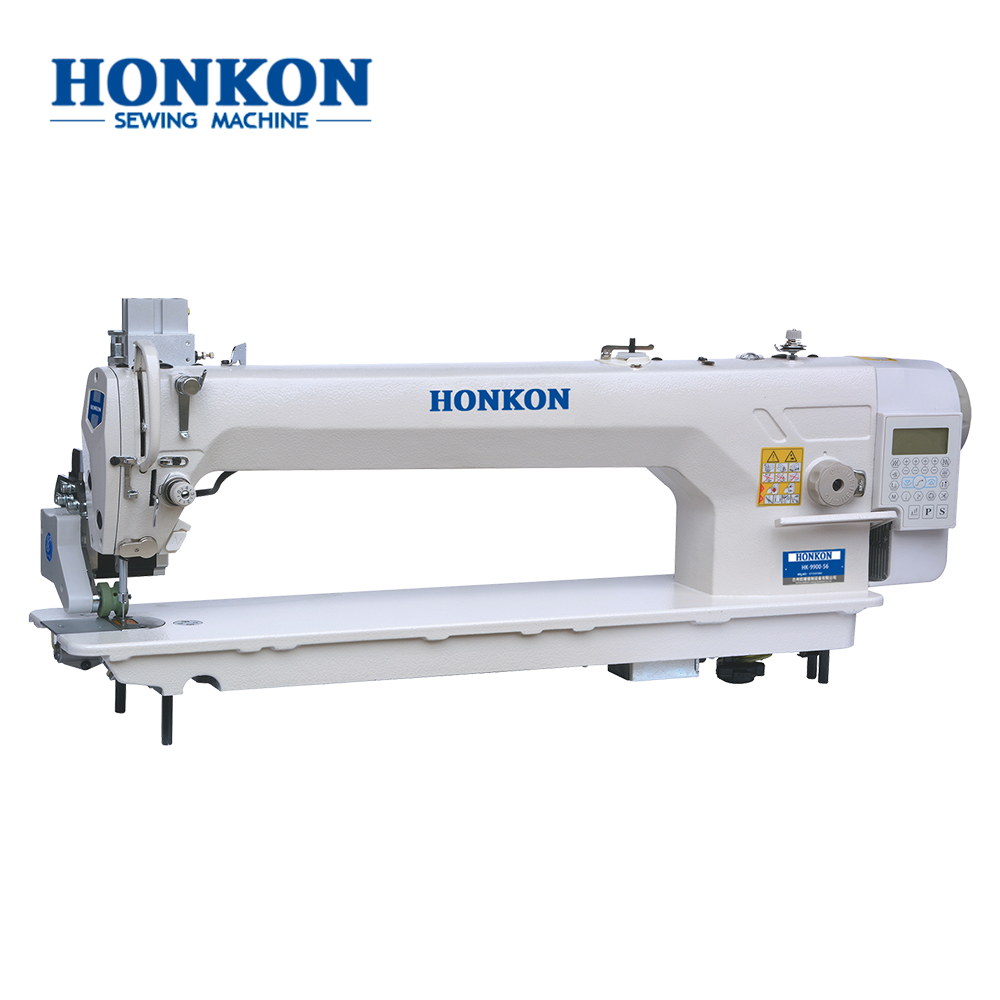 HK5600-D компьютер швейная машина с длинной рукояткой для больших выстегивая материалов и шаблон материал