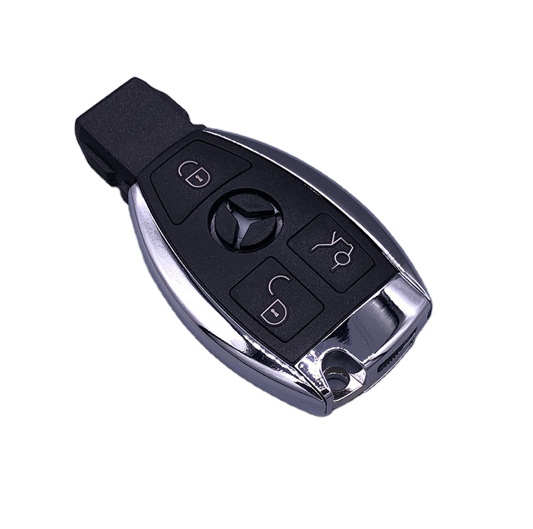 Ready to Ship Professional Casting No Logo BGA Type 3 Button Smart Car Key Cover for Benz