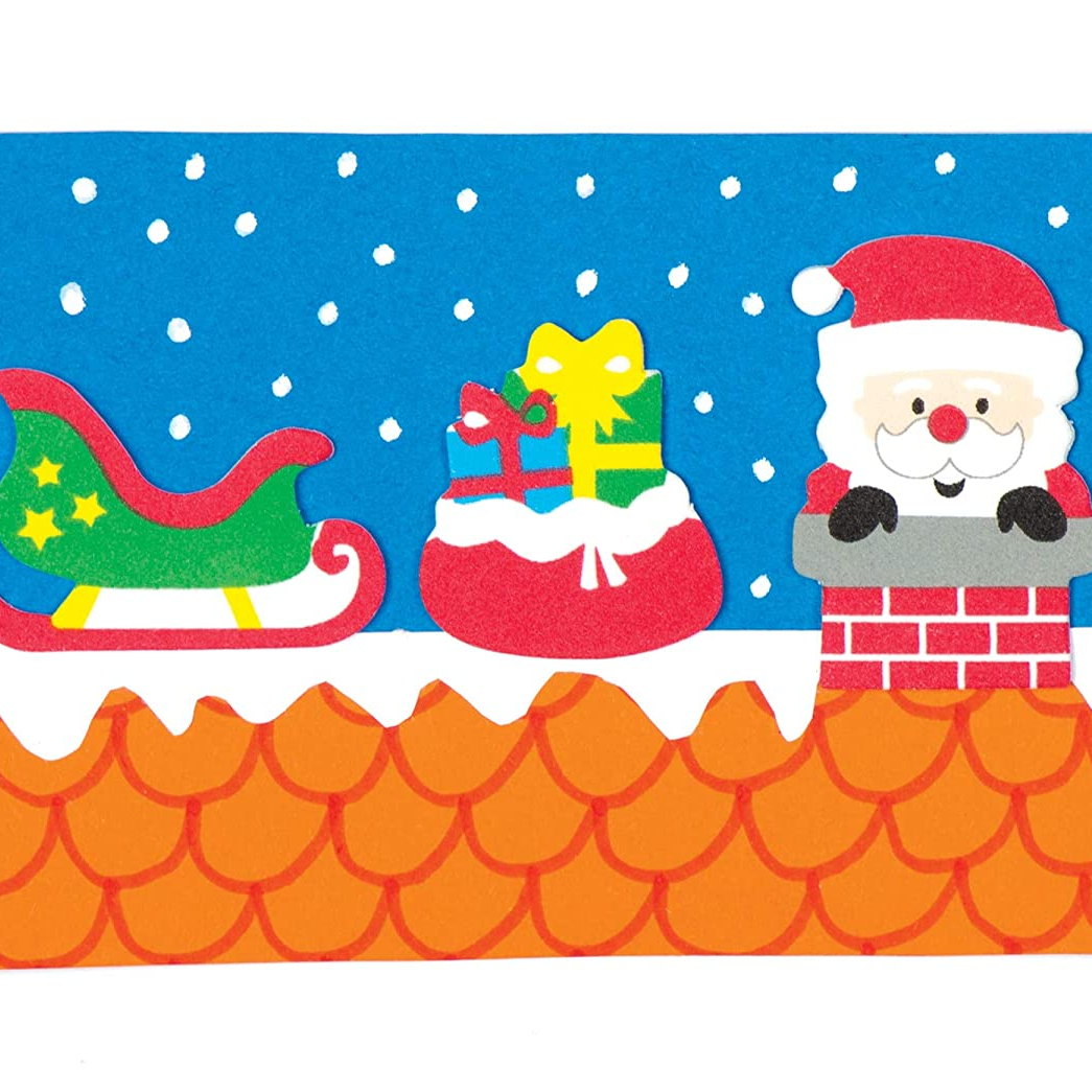 Home Christmas decoration window stickers including Santa Claus snowman elk suitable for interaction with the whole family