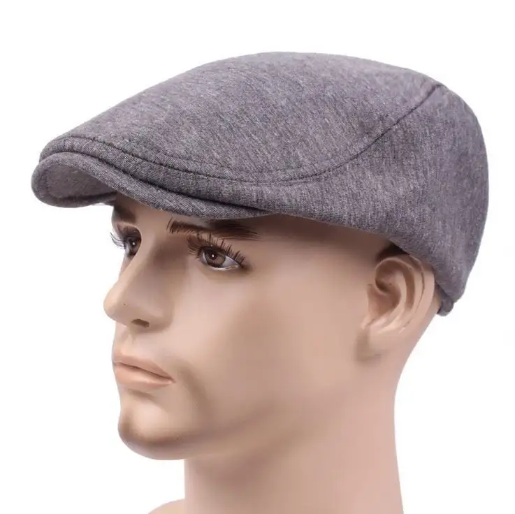 Custom Logo Baker Boy Winter Newsboy Ivy Hats Without Ear Flap , Wholesale Trendy Cotton Leisure Retro Ivy Hat