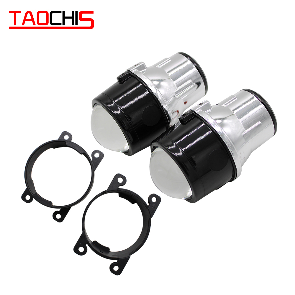 TAOCHIS Car 2,5 дюйма Bi Xenon Foglamp объектив проектора H11 кристально чистый foglights для PEUGEOT 206 207 307 308 4007 4008 противотуманная фара
