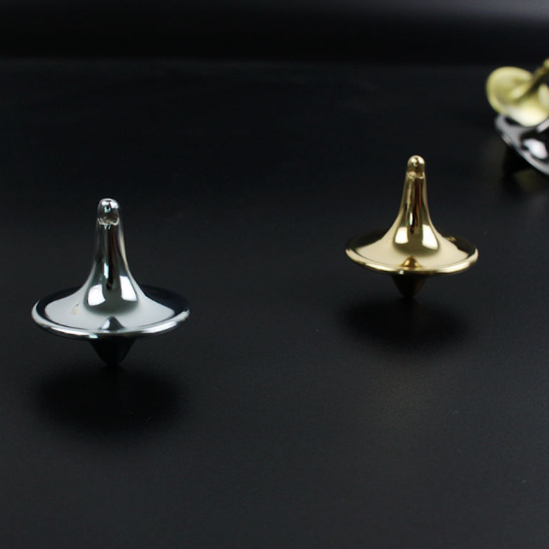 Factory Wholesale Customized Metal Spinning Top Finger Pressure Release Toys