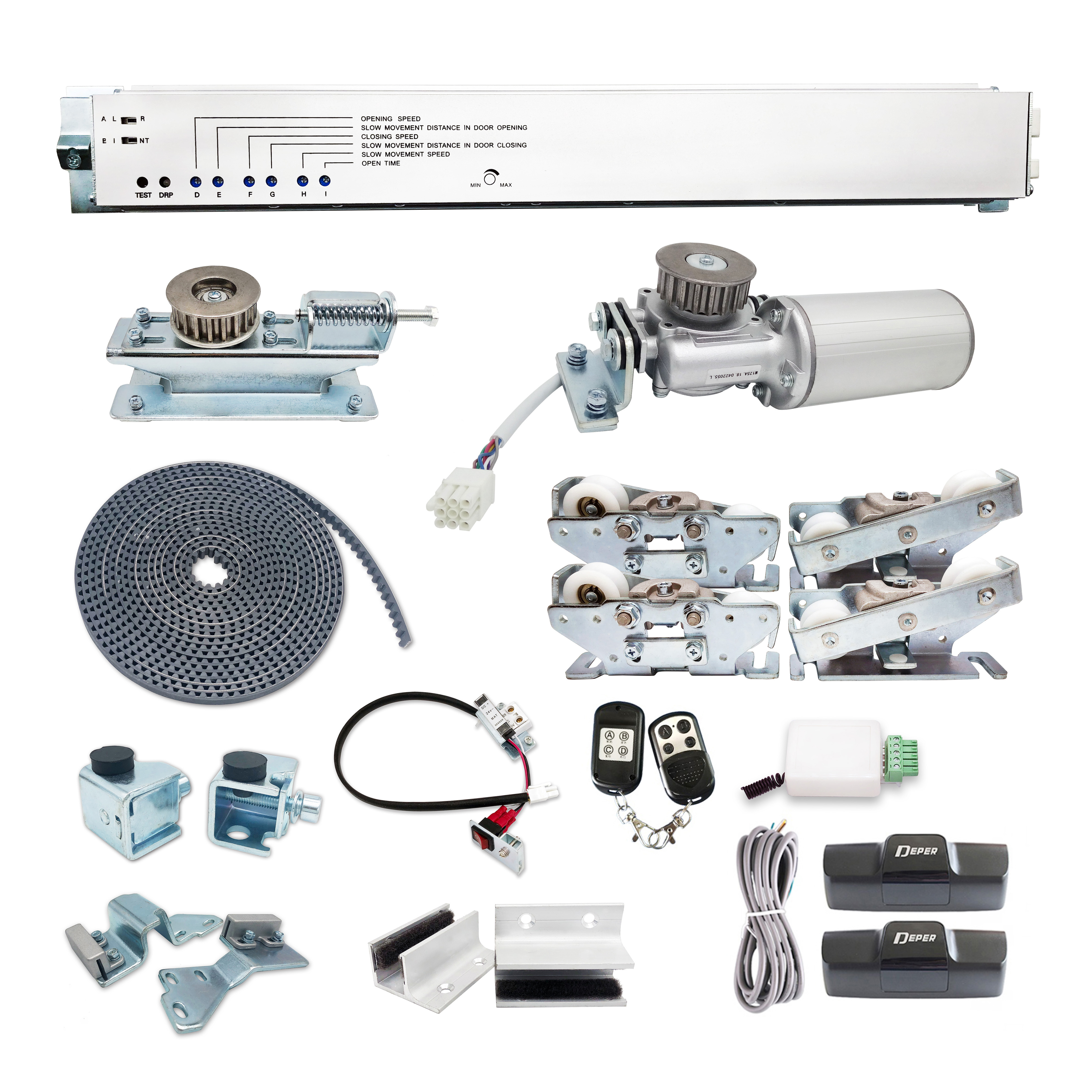 Deper 150kg Sensor Automatic Door System Automatic Sliding Door Kit For Supermarket Door Operator