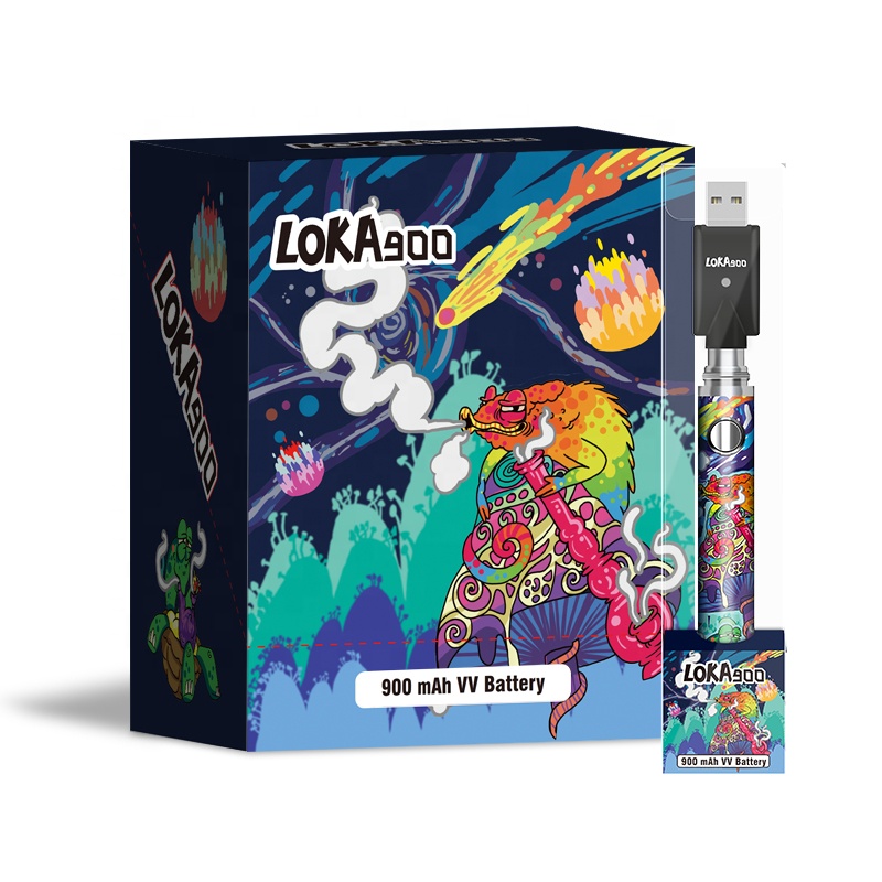 Brand New Loka 900 mAh VV Slim Pen Twist Battery