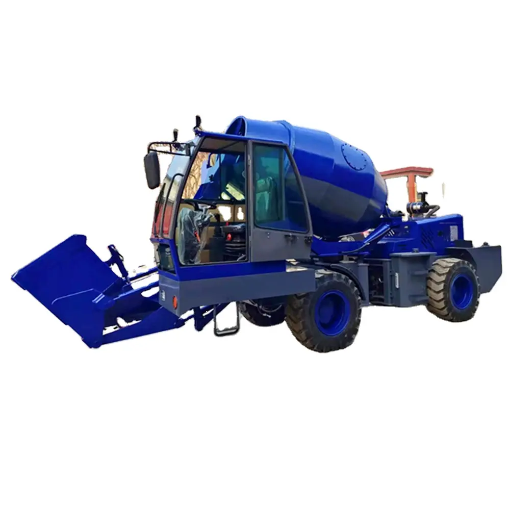 China Used Mini 3/4/5 Cubic Meters Self Loading Concrete Mixer Truck For Sale