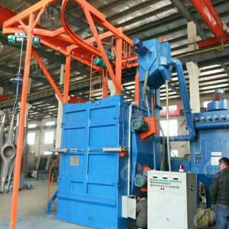 CE certification Q37 Series Qingdao Spinner Shot Blaster Q37 Hook type shot blasting machine