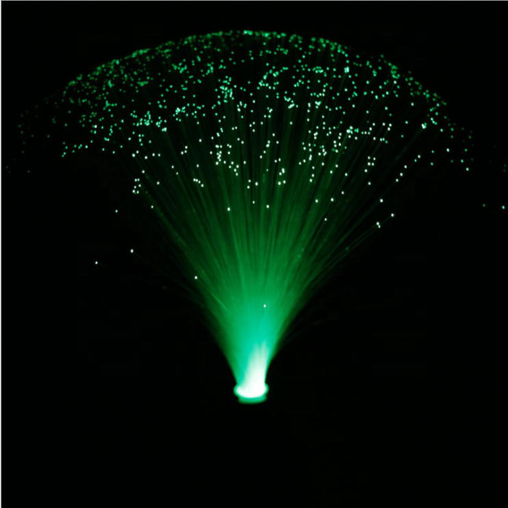 7 Colors Changing Diy Christmas Party Battery Operated Hanging Star optic Night led fiber optic light