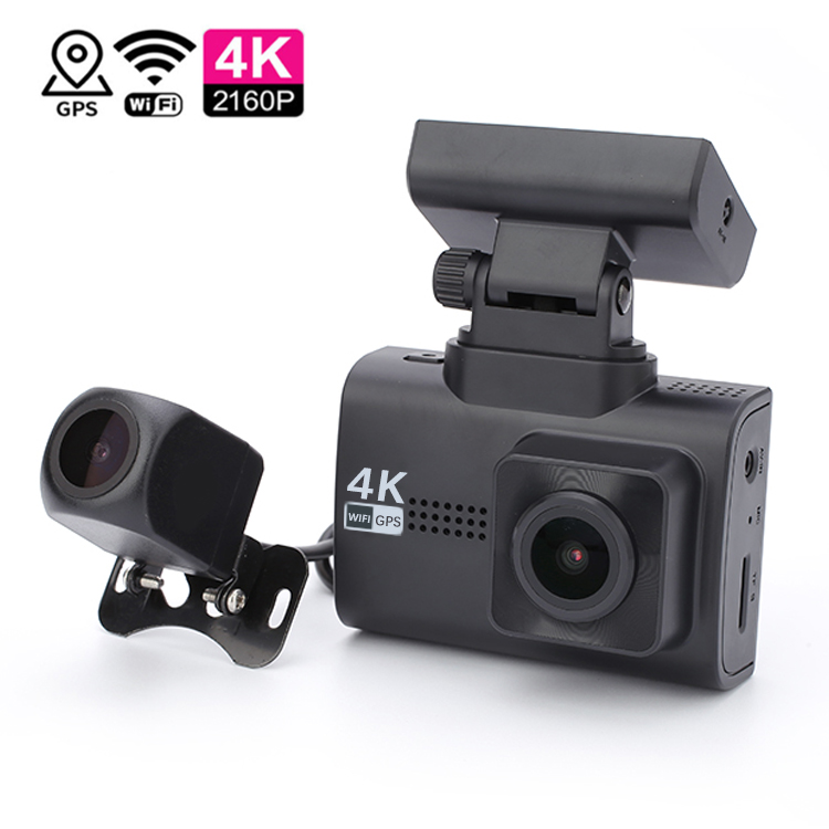 Новый Автомобильный видеорегистратор 2,45 дюйма 4K с функцией WiFi GPS черный ящик 3840*2160P Автомобильный видеорегистратор 170 градусов широкоугольный видеорегистратор