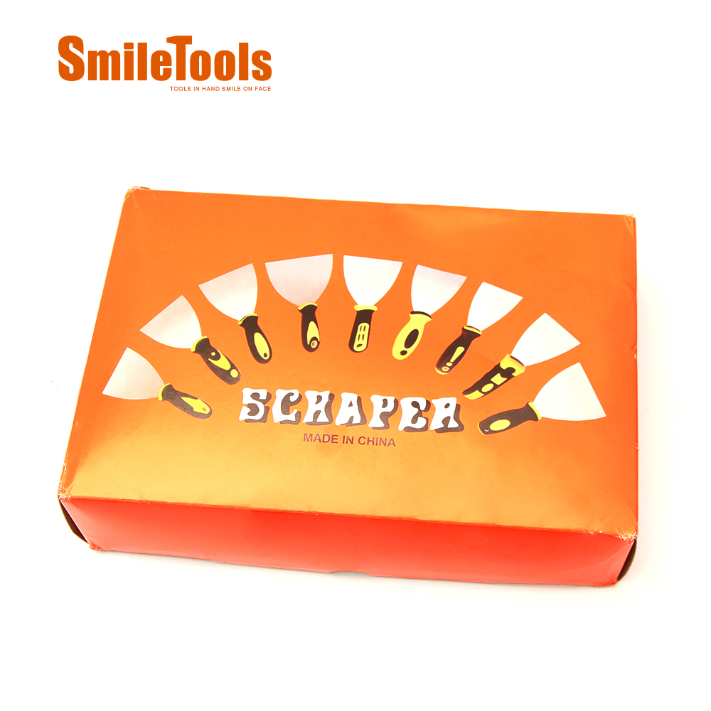 Скребок для шпатлевки SmileTools, гибкий скребок из нержавеющей стали для окраски стыков гипсокартона, 1 дюйм, 1,5 дюйма, 2 дюйма, 2,5 дюйма, 3 дюйма, 4 дюйма, 5 дюймов, 7 штук в комплекте