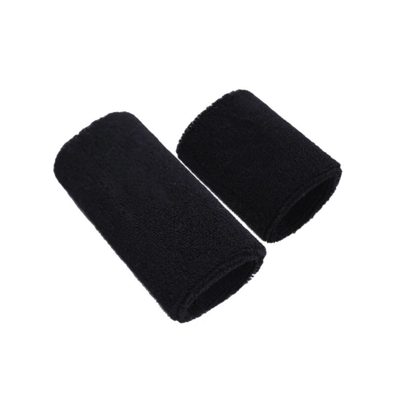 Wholesale elastic Cotton knitted absorb Athlete Breathable Wrist Bandathlete Sweat Band