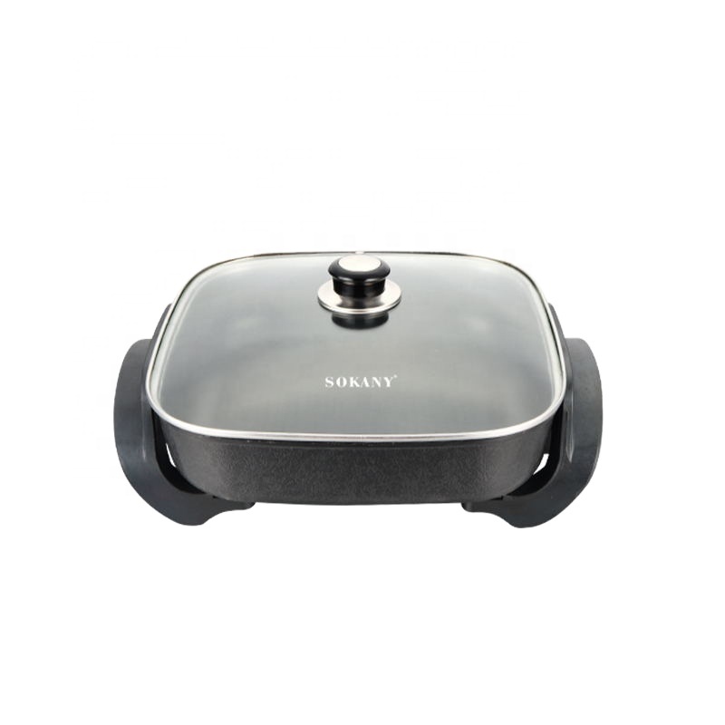 Sokany 2005 New Electric Cooking Pot Non-stick Coating Electric Hot Pot 6 Liter Capacity Electric Pot