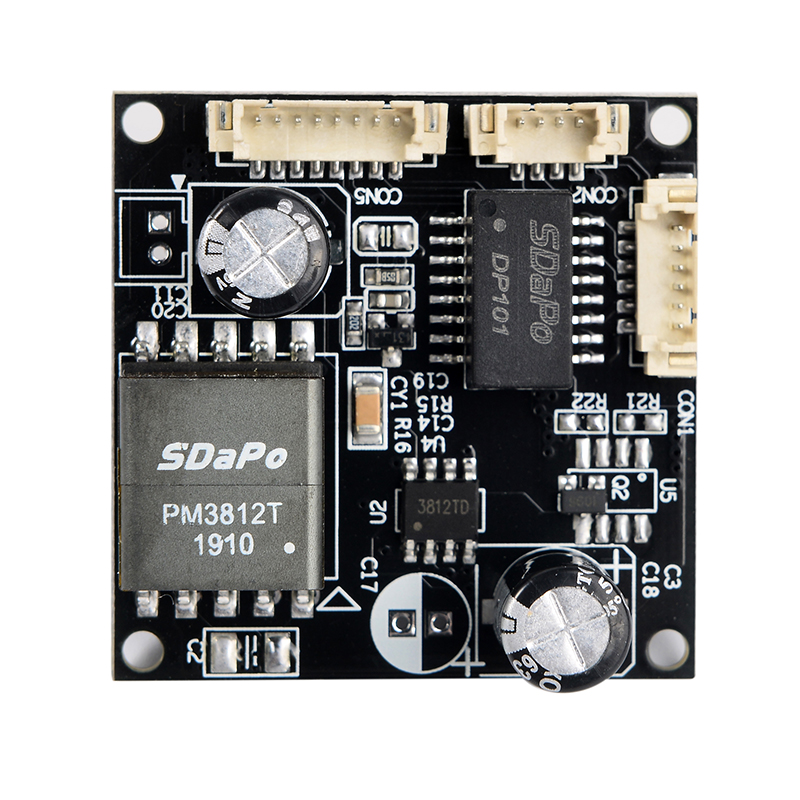 SDapo PM3812TV7S IEEE802.3af Standard 37-57V to 12V/1A 4KV lightning protection poe module suitable poe camera module