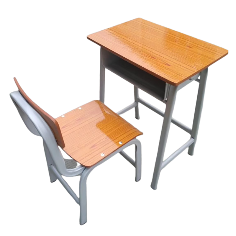 Classroom Furniture Wooden Desk and Chair Set for Campus