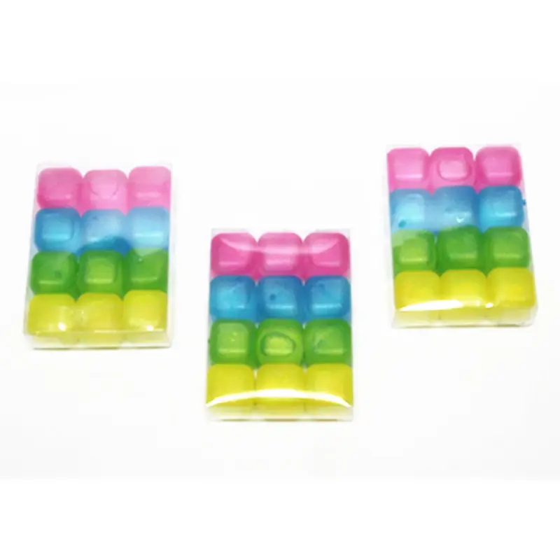 Reusable Ice Cubes for Drinks, Plastic Ice Cubes, Chills Drinks