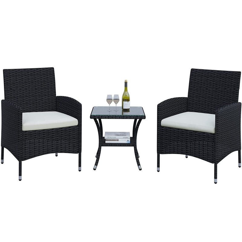 Luxury Camping Outdoor Patio Bistro lawn Office Garden Gazebo Ornaments Furniture Rattan Coffee Table and Chair Sofas Sets