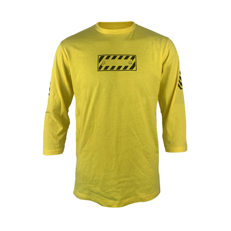 Fashion long sleeve T shirt summer print cotton men's T shirt