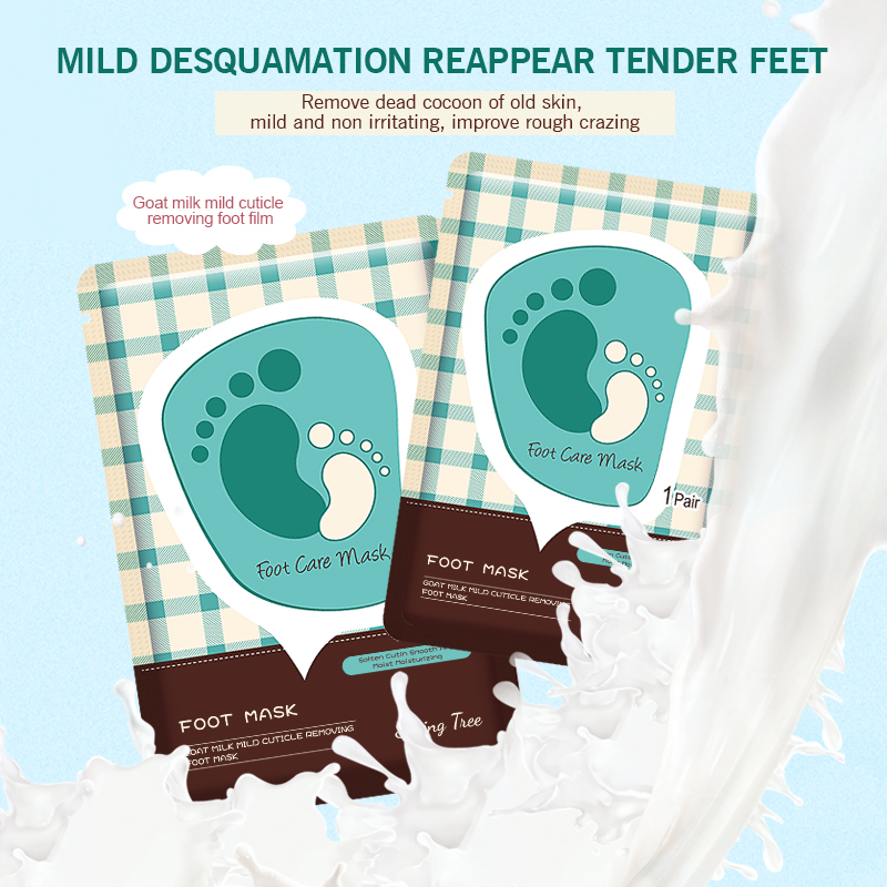 ODM/OEM Private lable service organic plant foot mask peeling exfoliating feet mask exfoliating foot mask