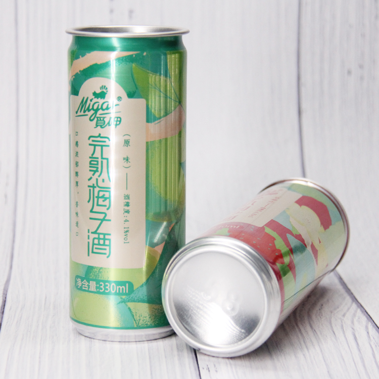330ml 355ml 12oz Sleek Aluminum beer Blank printed soda can