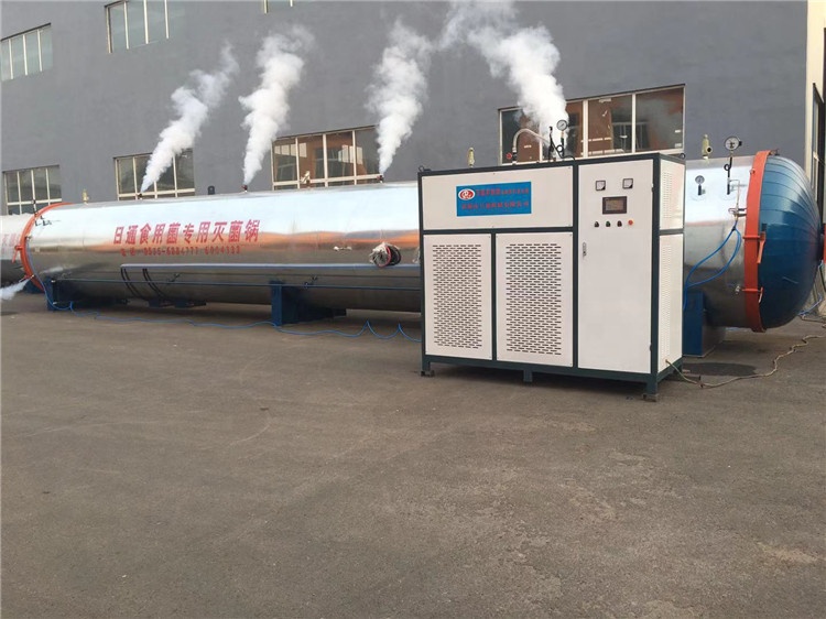 Double Door Steam Heating Mushroom Autoclave Sterilizer