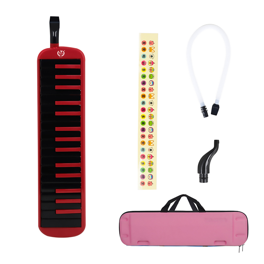 Popular hot selling product ABS fashion style 32-key Melodica teaching instrument with EVA case