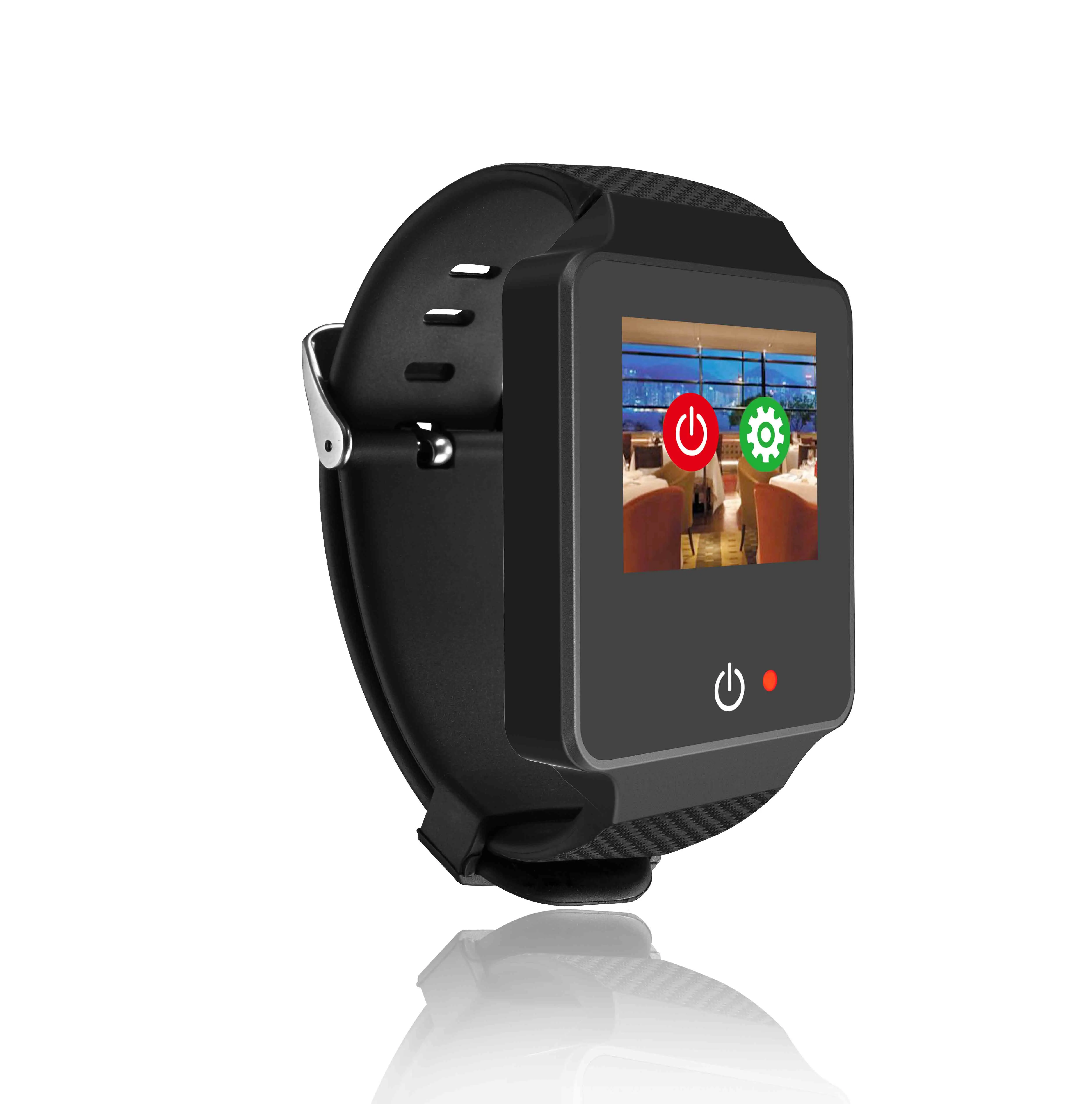 Wireless Restaurant wrist watch Pager Beep & Vibrate Restaurant Service Calling Watch Receiver restaurant buzzer pager watch