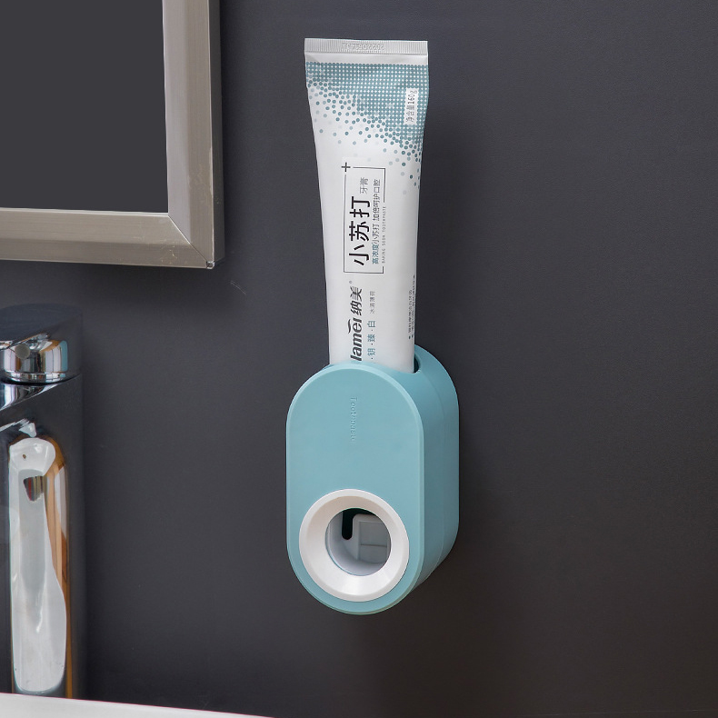 Plastic single install on the wall toothpaste dispenser