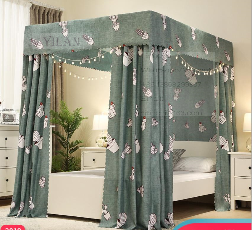 Кровать King size, кровать queen size, хорошая цена, Складная портативная медитация, двойная кровать, стальная четырехъярусная, легко всплывающая москитная сетка