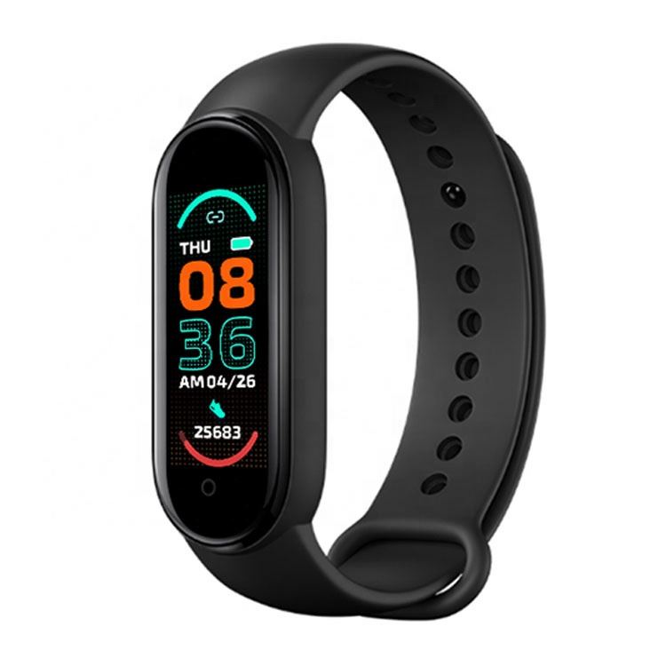 Hot sale New Arrivals M6 Smart Watch Bracelet Color Display Screen Wristband M 6 Smartwatch Mi Band 6